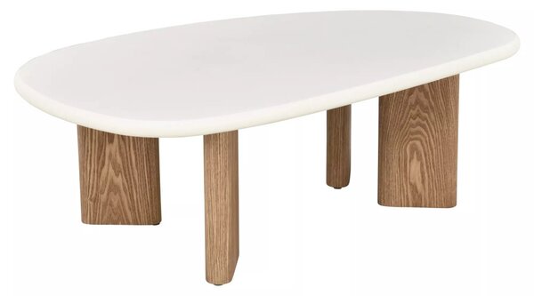 Alpen Dohányzóasztal MDF Mikrocement Écru Tölgy