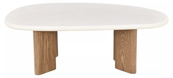 Alpen Dohányzóasztal MDF Mikrocement Écru Tölgy