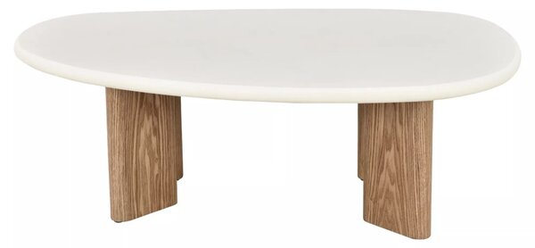 Alpen Dohányzóasztal MDF Mikrocement Écru Tölgy