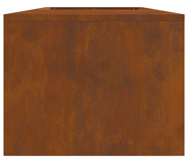 VidaXL Tűzrakó Barna 160 x 45 x 35 cm időjárásálló acél