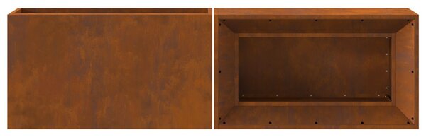 VidaXL Tűzrakó Barna 160 x 45 x 35 cm időjárásálló acél