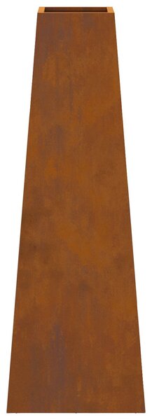 VidaXL Tűzrakó Barna 50 x 35 x 100 cm időjárásálló acél