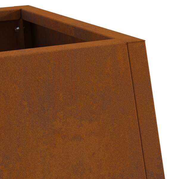 VidaXL Tűzrakó Barna 50 x 35 x 100 cm időjárásálló acél