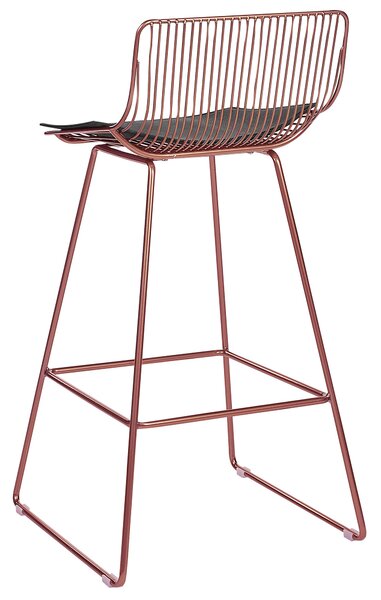 Bárszék kétdarabos szettben FREDONIA Fém Rose gold
