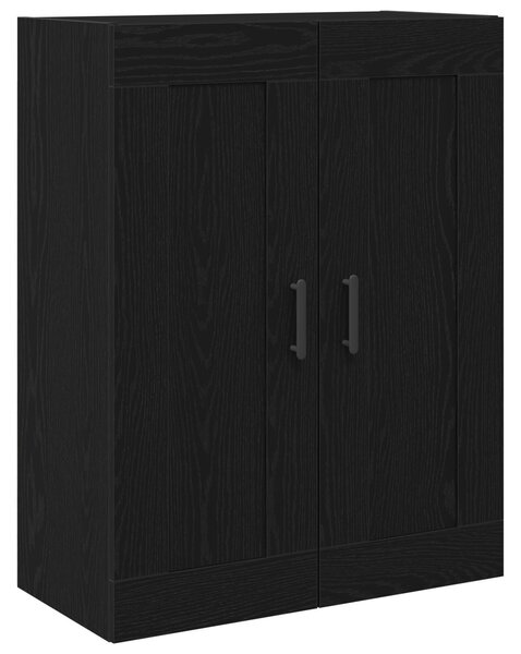 VidaXL Fali szekrény Fekete tölgy 69,5 x 34 x 90 cm Szerelt Fa