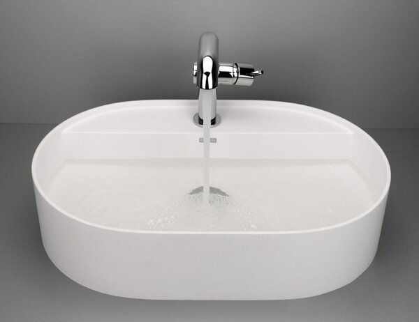 Deante Silia, gránit munkalap mosogató 550x350x125mm, fehér matt, DEA-CQS_AU6B