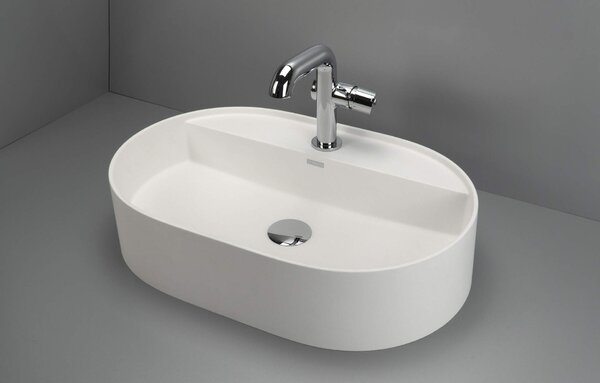 Deante Silia, gránit munkalap mosogató 550x350x125mm, fehér matt, DEA-CQS_AU6B