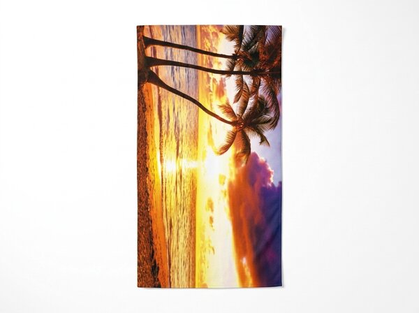 Gyorsan száradó XXL strandfürdőlepedő SUNDARA színes 150 x 210 cm, 100% mikroszál