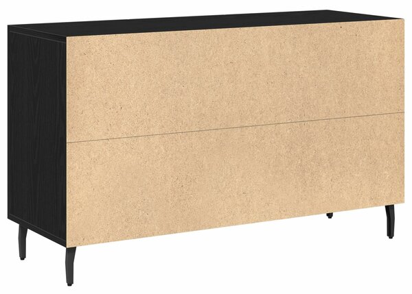 VidaXL Széf Fekete tölgy 100 x 36 x 60 cm Szerelt Fa
