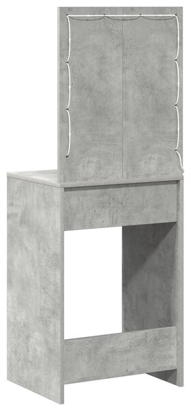 VidaXL Beton szürke Forgácslap 50 x 41 x 135 cm Tükör