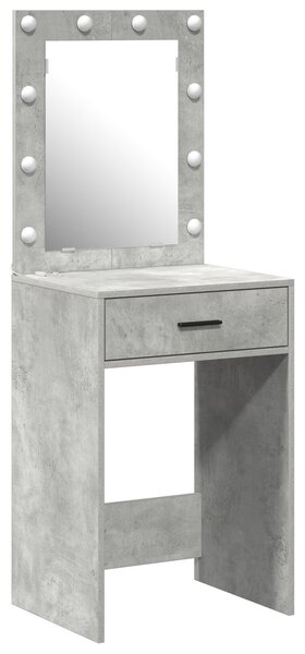 VidaXL Beton szürke Forgácslap 50 x 41 x 135 cm Tükör
