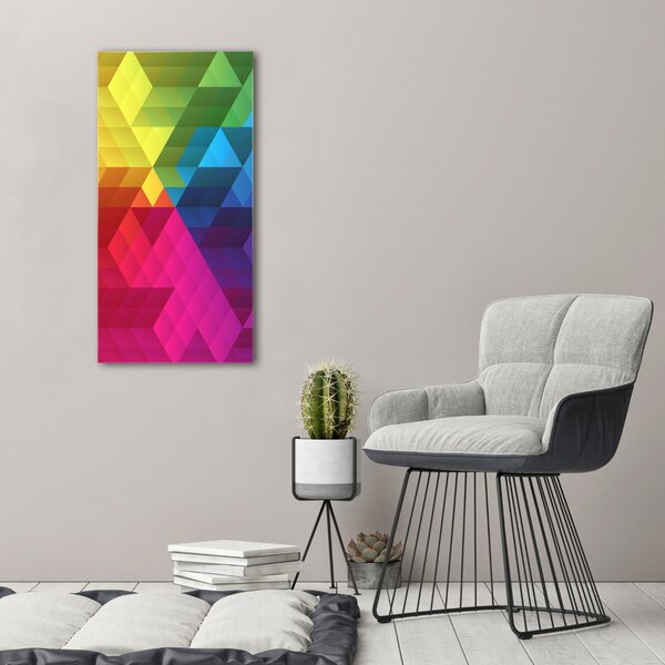 Üvegkép Geometriai háttér