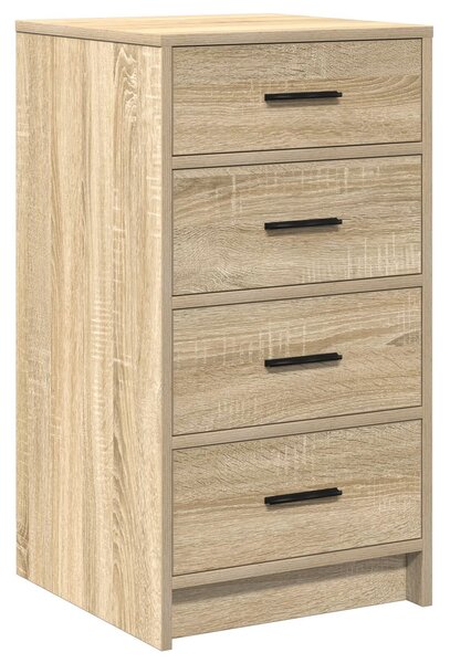 VidaXL oldalbord Sonoma tölgy 40x41x75 cm Szerelt fa
