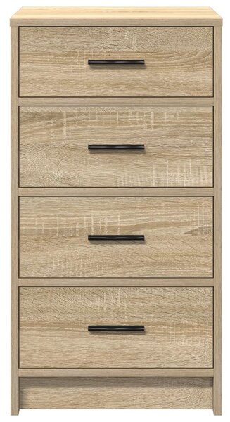 VidaXL oldalbord Sonoma tölgy 40x41x75 cm Szerelt fa