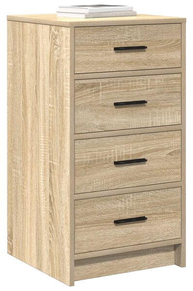 VidaXL oldalbord Sonoma tölgy 40x41x75 cm Szerelt fa