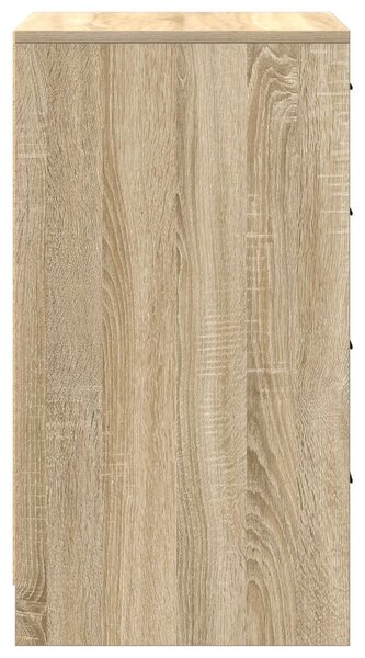 VidaXL oldalbord Sonoma tölgy 40x41x75 cm Szerelt fa
