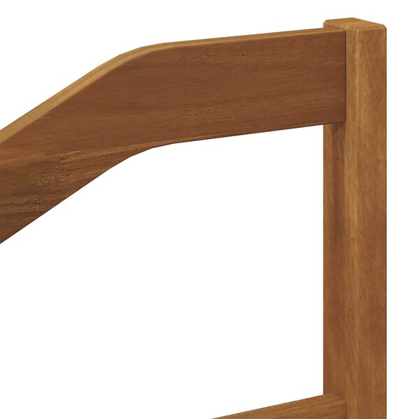 VidaXL Kültéri kanapé szett 4 pcs Természetes Tömör Akácfa
