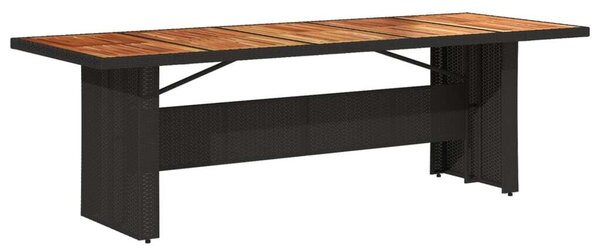 VidaXL 8 Személyes Kerti Bútor Szett - Fekete Polyrattan