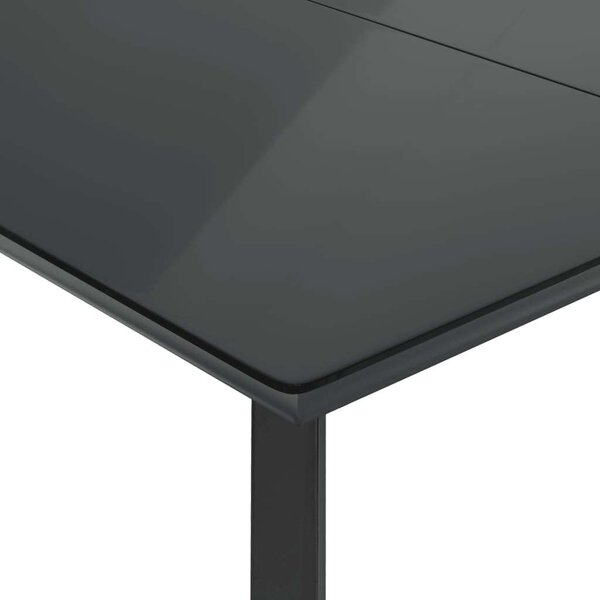 VidaXL 5-részes barna polyrattan kerti étkezőgarnitúra párnákkal