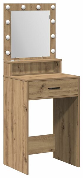 VidaXL Kézműves tölgy Mérnöki fa 50 x 41 x 135 cm Polcok Piperasztal