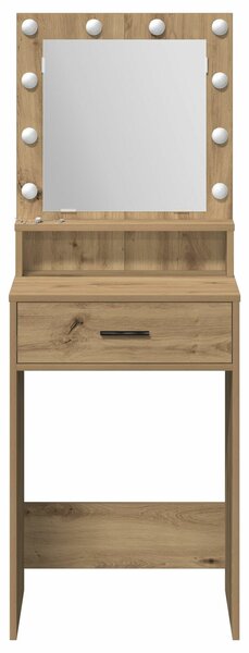 VidaXL Kézműves tölgy Mérnöki fa 50 x 41 x 135 cm Polcok Piperasztal