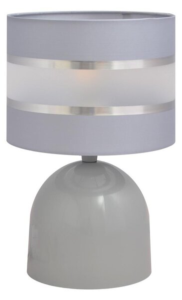 Helam Asztali lámpa HELEN 1xE27/60W/230V szürke/ezüst HE1272