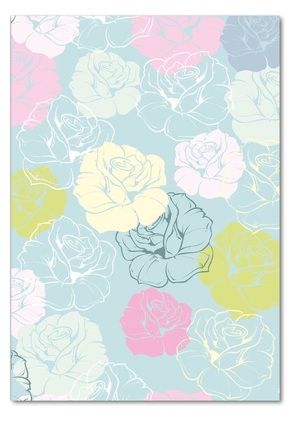 Photo kép üveg Roses