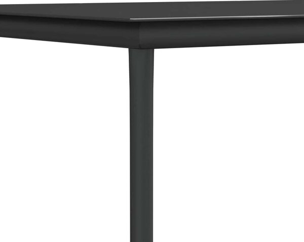 VidaXL 7-részes polyrattan és acél kerti étkezőgarnitúra párnával