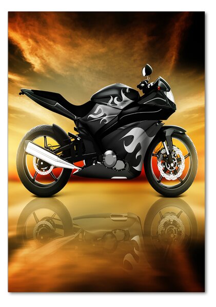 Üvegkép falra Motorbicikli