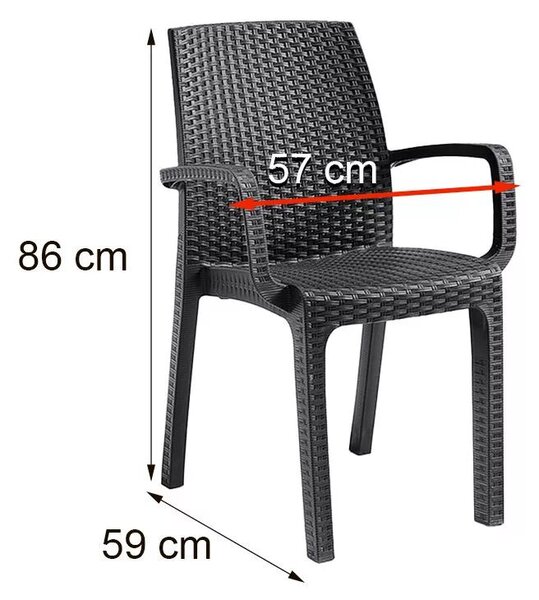 Corri 4+1 kerti bútor garnitúra szett