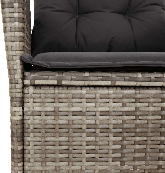 VidaXL Polyrattan Kerti Étkezőgarnitúra - 9 részes