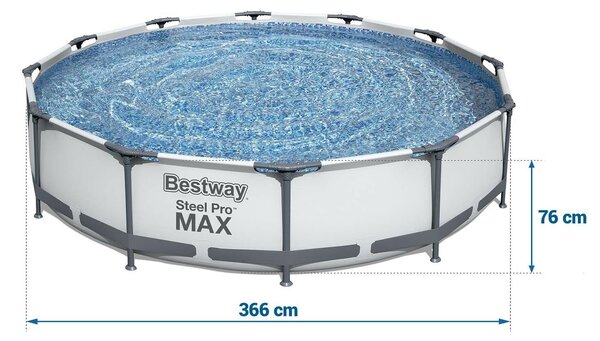 Bestway 366 x 76 cm 16in1 kerti keret medence 56416