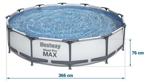 Bestway 366 x 76 cm 16in1 kerti keret medence 56416