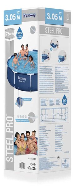 Bestway Steel Pro Medence - 305x76 cm