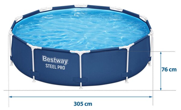 Bestway Steel Pro Medence - 305x76 cm