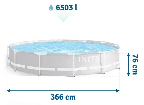 Intex Prism Frame 366x76cm Fémvázas medence (26710NP)