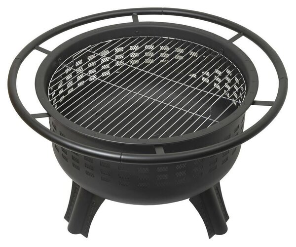 Tűzrakóhely szikrafogóval grillráccsal MERAPI