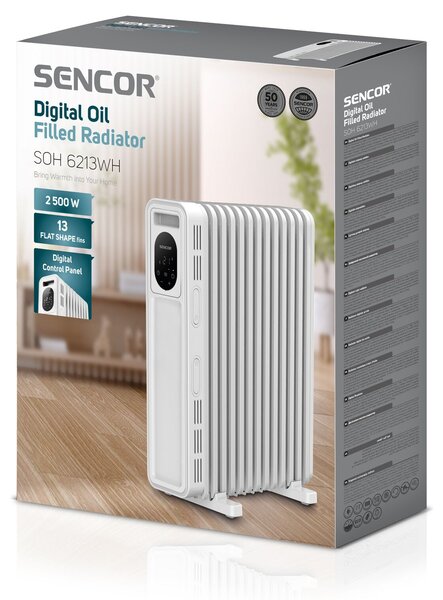 Sencor SOH 6213WH olajradiátor (41020969)