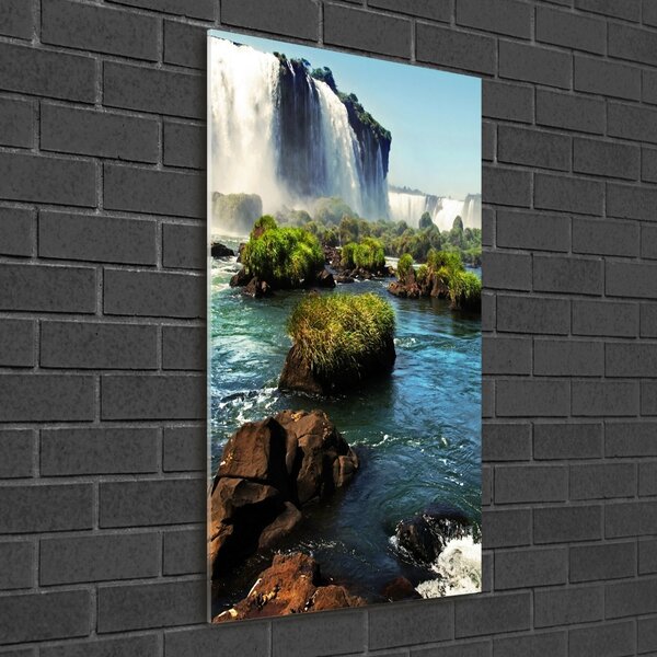 Üvegfotó Vízesés iguacu