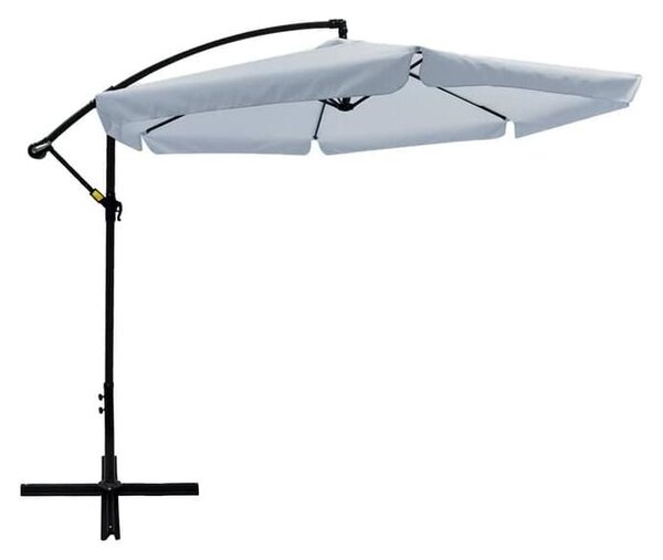 Patio kerti napernyő 3 m szürke