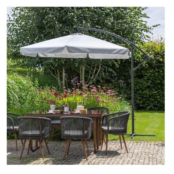 Patio kerti napernyő 3 m szürke