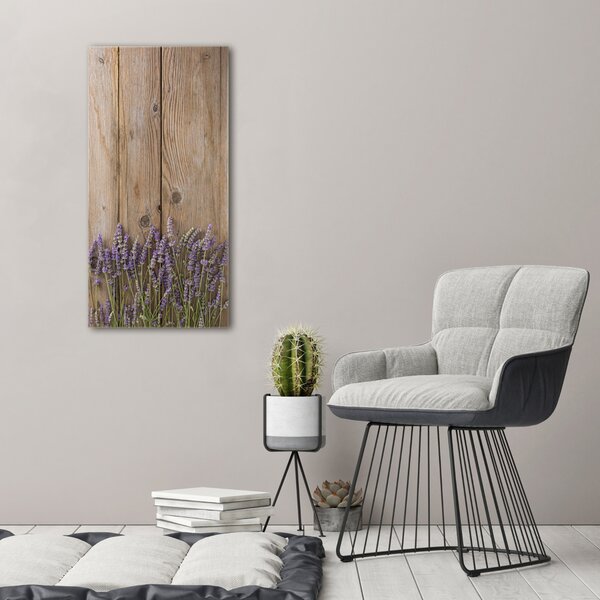 Egyedi üvegkép Lavender fa
