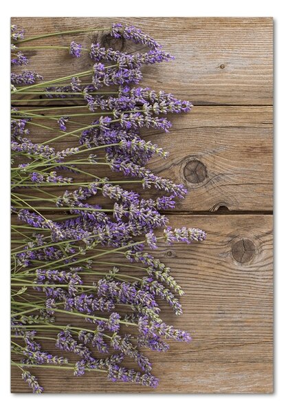 Egyedi üvegkép Lavender fa