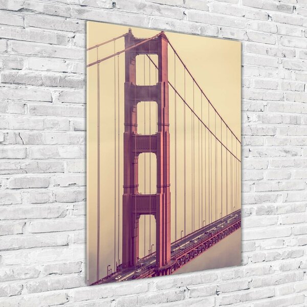 Üvegkép falra Bridge san francisco