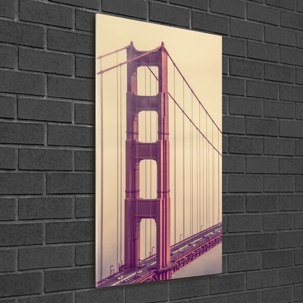 Üvegkép falra Bridge san francisco