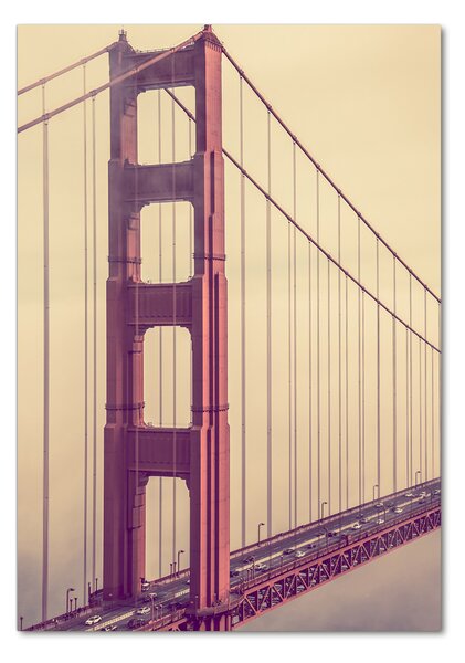 Üvegkép falra Bridge san francisco