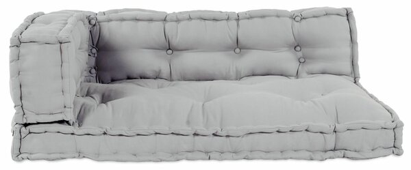 VidaXL Pallet Sofa Párna 3 db Szövet Szürke 120 x 80 x 38 cm