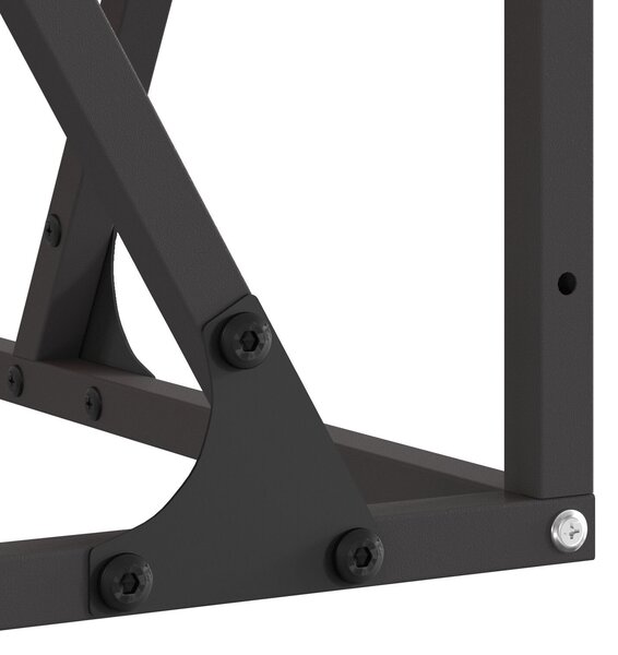 VidaXL Tűzgyújtó tál Rozsdás 80 x 80 x 40 cm Időjárásálló acél