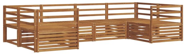 VidaXL Kültéri kanapé szett 6 pcs Természetes