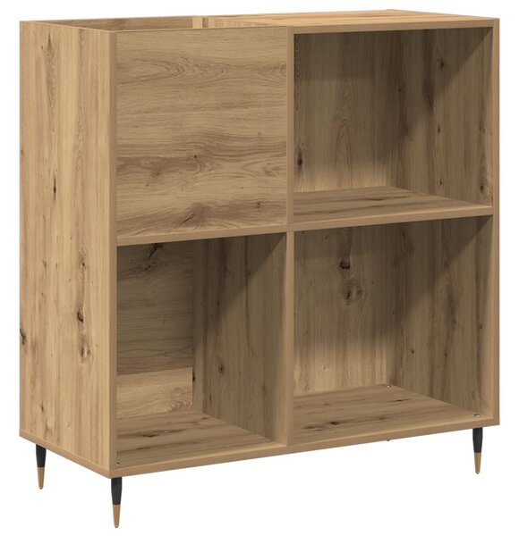VidaXL Rekeszes Szekrény Régi Fa 84,5x38x89 cm Műanyag Fa